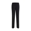 Lardini Wool Straight-leg Trousers In Black