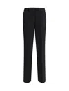 Lardini Wool Straight-leg Trousers In Black