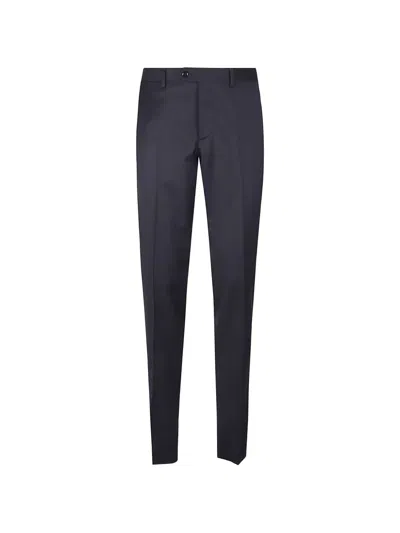 Lardini Straight-leg Tailored Trousers In Blue