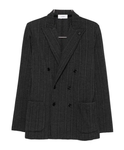 LARDINI STRIPED BLAZER