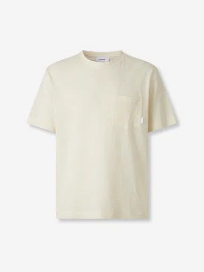 LARDINI LARDINI STRIPED LINEN T-SHIRT