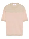 Lardini Striped T-shirt In Neutrals