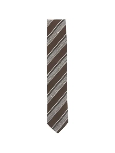 Lardini Striped Tie In Pattern