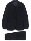 Lardini Structured Blue Tailored Suit With Refined Texture In Blue