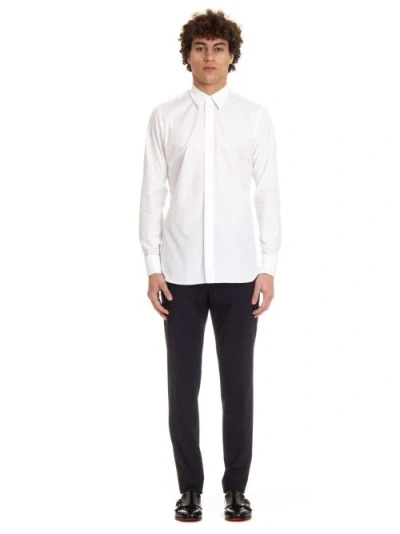 Lardini Ceremony Shirt With Covered Buttons In Multi