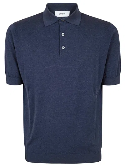 Lardini Stylish Cotton Crew Neck T-shirt For Men In Blue