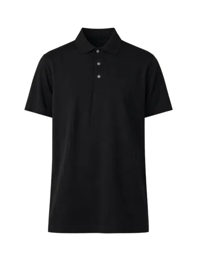 Lardini Stylish Mini Polo For Men In Black