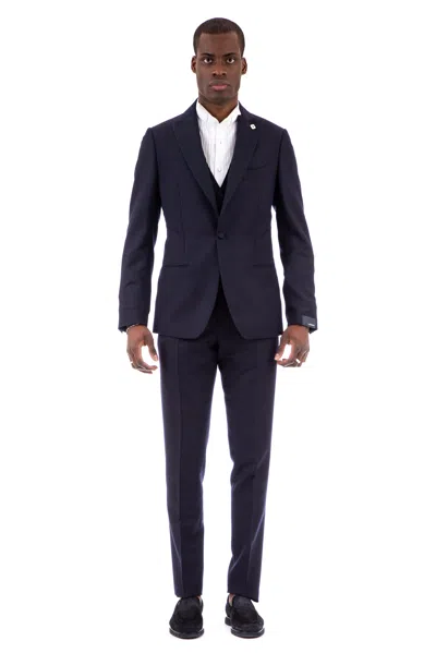 Lardini Tuxedo With Waistcoat In Black