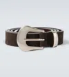 Lardini Suede Belt