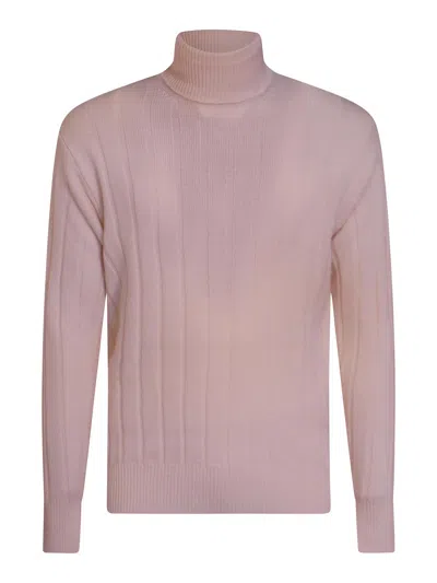 Lardini Beige Wool Knitwear In White