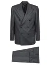 Lardini Pinstripe Double-breasted Suit
