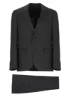 Lardini Virgin Wool Suit In Gray