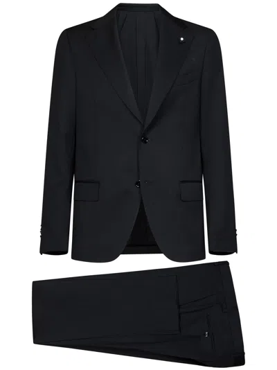 Lardini Suit In Black