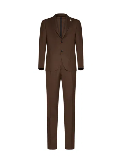 Lardini Suit In Brown