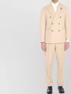Lardini Suit Double-breasted Peak Lapels In Neutral