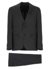 Lardini Virgin Wool Suit In Grey