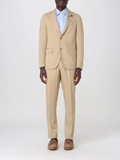 Lardini Suit  Men Color Beige In Neutral