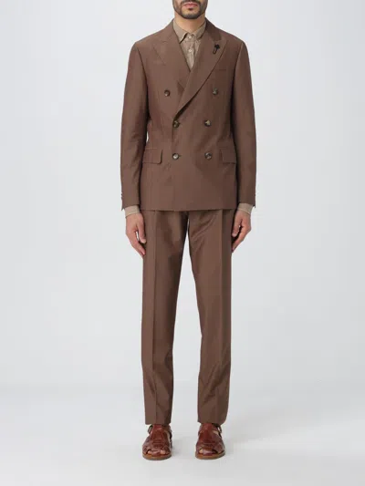 Lardini Suit  Men Color Brown