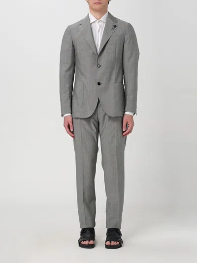 Lardini Suit  Men In Grey