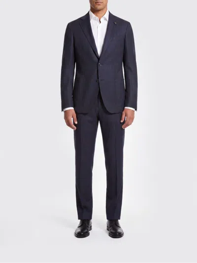 Lardini Suit Men Color Blue