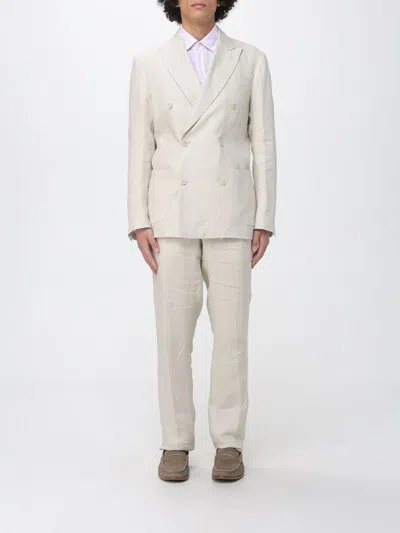 Lardini Suit Men In Neutral