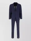 Lardini Suit Wool Blend Buttoned Cuffs In Blue