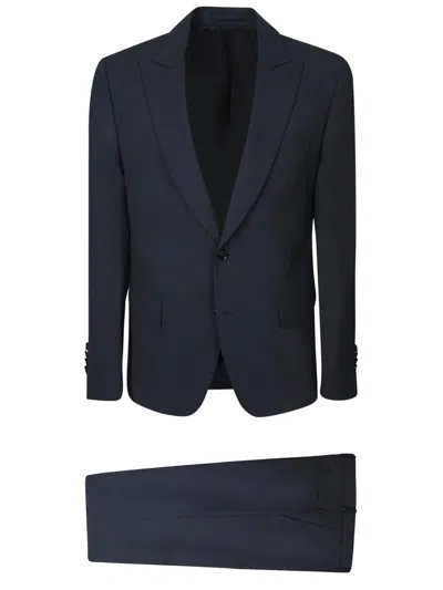Lardini Single-breasted Blue Suit