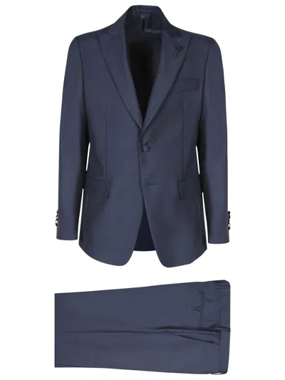 Lardini Suits In Blue