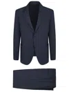 Lardini Single Breasted Two-piece Tailored Suit In Blue