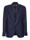 Lardini Single-breasted Jacket In Multicolor