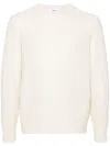 Lardini Crew Neck Knitwear In Soft Alpaca Blend In Neutral