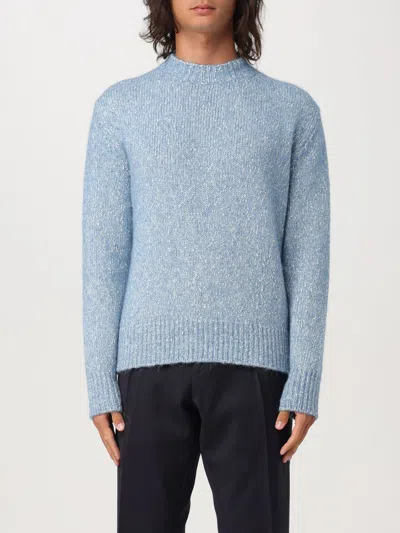 LARDINI SWEATER LARDINI MEN COLOR BLUE,F90458009