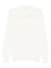 Lardini Long-sleeve Polo Shirt In White