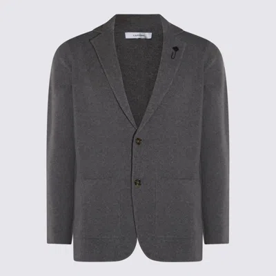 LARDINI SWEATERS BLACKS AND GREYS