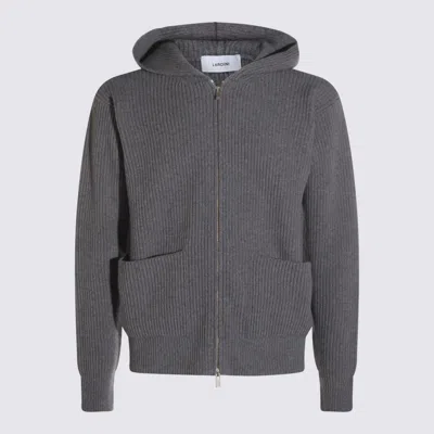LARDINI SWEATERS BLACKS AND GREYS