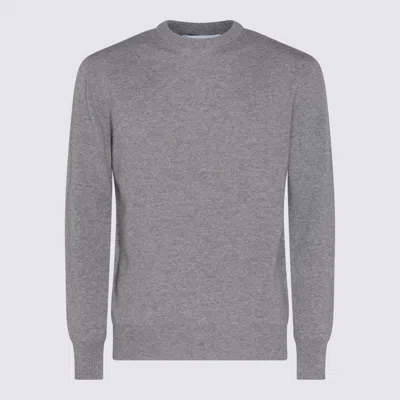 Lardini Sweaters Blacks And Greys In Gray