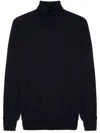 Lardini Turtleneck Sweater In Blue