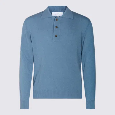 LARDINI SWEATERS BLUE AND GREEN