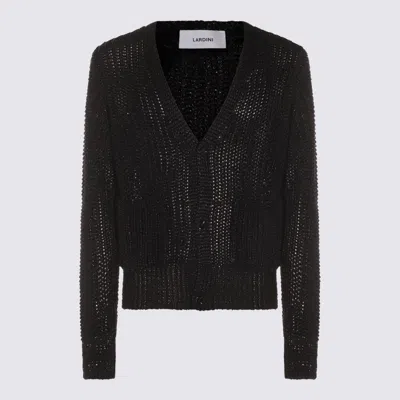 Lardini Sweaters Blueblack In Black