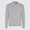 Lardini Ribbed Cuff Crewneck Sweater Design In Gray