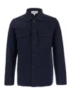 Lardini Blue Shirt With Classic Collar In Multicolor