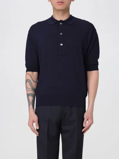 LARDINI POLO SHIRT LARDINI MEN COLOR BLUE,G79301009