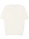Lardini Relaxed Fit White Short-sleeved T-shirt In White