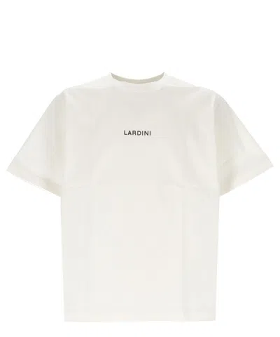 Lardini Logo-print Cotton T-shirt In White