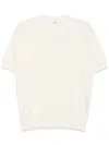 Lardini Relaxed Fit White Short-sleeved T-shirt