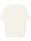 Lardini Relaxed Fit White Short-sleeved T-shirt In Multicolor
