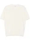 Lardini Relaxed Fit White Short-sleeved T-shirt In Multicolor