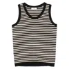 Lardini Striped Tank Top In Multicolor