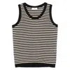 Lardini Striped Tank Top In Multicolor