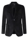 Lardini Tailored Black Blazer With Precision Craftsmanship And Elegance